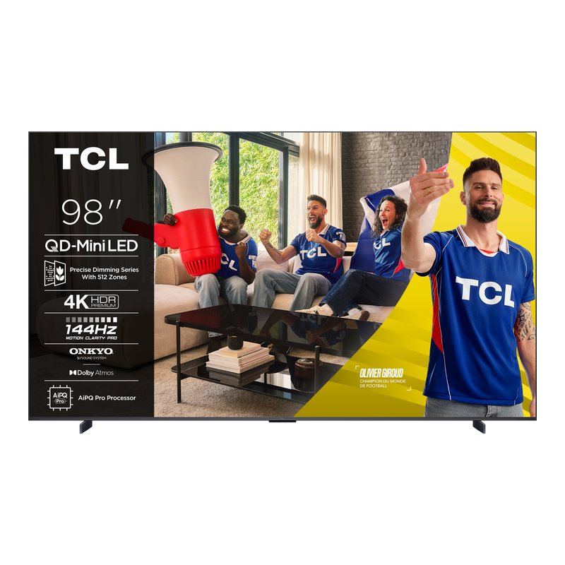 Tv Miniled 98'' Tcl 98mqled75k Bon état -  reconditionné disponible sur Electro Depot